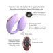 Вакуумний стимулятор з віброяйцем Love To Love Wonderlover VIVA MAUVE (діаметр 3,9 см) картинка 2