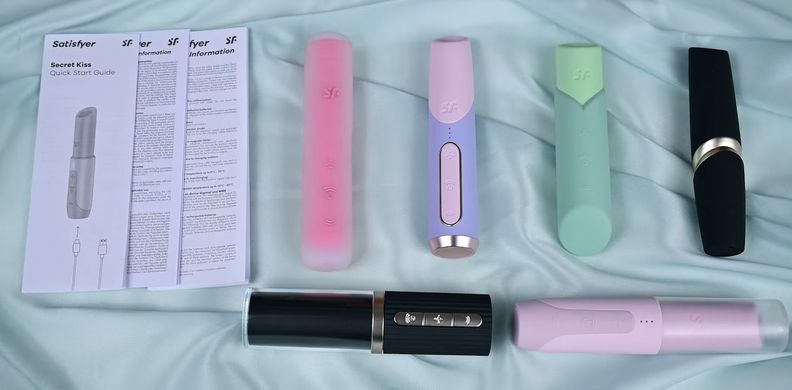 Вакуумний стимулятор Satisfyer Naughty Kiss (магнітна технологія 3D Air Pulse) зображення