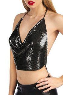 Украшение-топ на тело Bijoux Pour Toi - Ambre Black, черное картинка