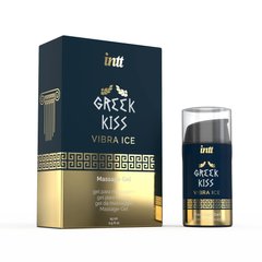 Массажный гель для ріммінга і анального сексу Intt Greek Kiss, м'ятний смак (15 мл) зображення