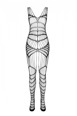 Ажурний бодістокінг із вертикальним плетінням Casmir CA004, чорний зображення