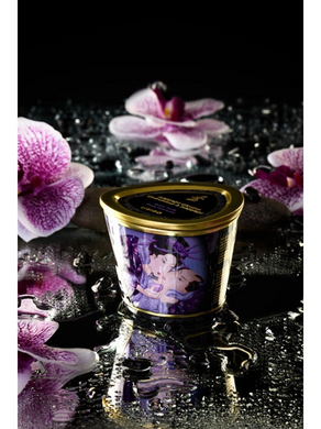 Масажна свічка з афродизіаками Shunga MASSAGE CANDLE Exotic Fruits екзотичні фрукти (170 мл) зображення