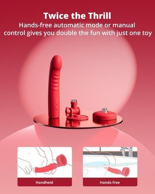 Смарт вибратор фалообразный на присоске Lovense Mission 2 Vibrating suction cup dildo (диаметр 3,7 см) картинка