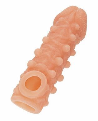 Насадка на член з отвором для мошонки Kokos Cock Sleeve CS 010, розмір M зображення