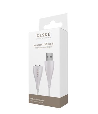 Магнитный USB кабель GESKE Magnetic USB Cable white картинка
