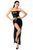 Платье длинное с разрезом Noir Handmade F336 Powerwetlook long dress, размер S картинка