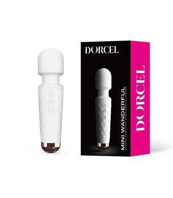 Мінівібромасажер - мікрофон Dorcel Wand Mini Wanderful White (діаметр 3,9 см) зображення