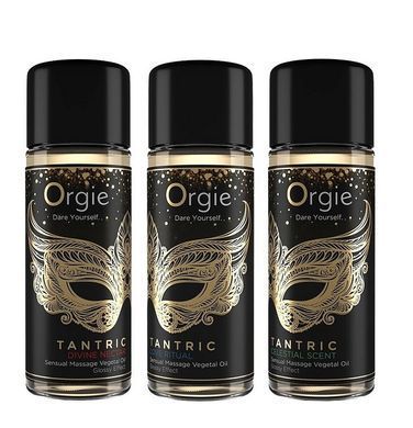 Олія для тантричного масажу Orgie Tantric Celestial Scent, аромат ківі та полуниці (200 мл) зображення