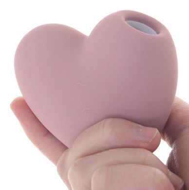 Вакуумний стимулятор - серце з вібрацією Satisfyer Cutie Heart Light Red зображення