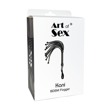 Ажурний батіг Кішка з екошкіри Art of Sex Kani зображення