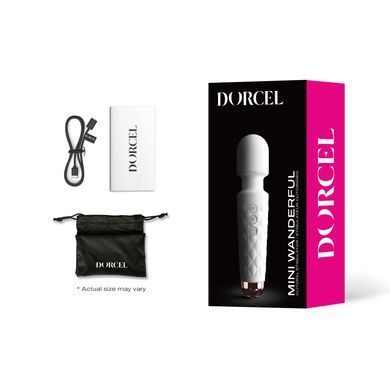 Мінівібромасажер - мікрофон Dorcel Wand Mini Wanderful White (діаметр 3,9 см) зображення