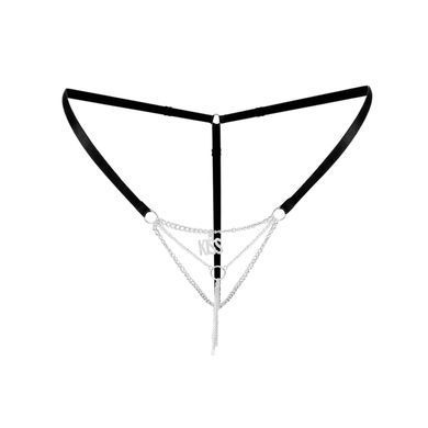 Сексуальні трусики з ланцюжком та підвіскою Art of Sex KISS panties, розмір XS-M зображення