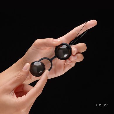 Вагінальні кульки зі змінним навантаженням LELO Beads Noir (діаметр 2,9 см та 37 г) зображення
