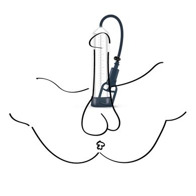 Вакуумна помпа для пеніса Boners Penis Pump No. 2 зображення