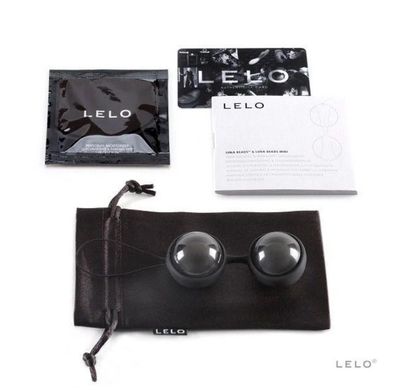 Вагінальні кульки зі змінним навантаженням LELO Beads Noir (діаметр 2,9 см та 37 г) зображення