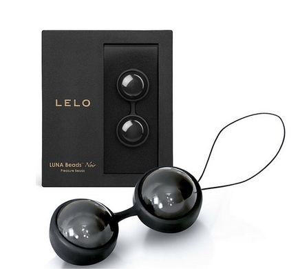 Вагинальные шарики с переменной нагрузкой LELO Beads Noir (диаметр 2,9 см и 37 г) картинка