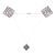 Зажимы для сосков с легкой подвеской LOCKINK Adjustable Nipple Clamps with Light Pendant Grey картинка