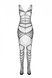 Ажурний бодістокінг із вертикальним плетінням Casmir CA004, чорний картинка 5