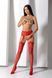 Еротичні ажурні колготки з доступом Passion S029 One Size, red картинка 6