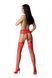Еротичні ажурні колготки з доступом Passion S029 One Size, red картинка 2