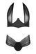 Комплект з зав'язкою на шиї Passion KESMINA SET black, розмір L/XL картинка 3