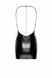 Сукня міні з ланцюжком страз на спині Noir Handmade F307 Mirage wetlook mini dress with jewelry rhinestone chain, розмір S картинка 4