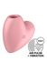 Вакуумный стимулятор - сердце с вибрацией Satisfyer Cutie Heart Light Red картинка 1