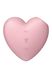 Вакуумный стимулятор - сердце с вибрацией Satisfyer Cutie Heart Light Red картинка 8