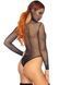 Боді з фетиш-капюшоном Leg Avenue Rhinestone net hooded teddy Black O/S картинка 2