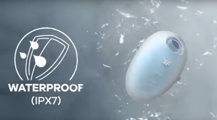 Вакуумний кліторальний стимулятор з вібрацією Satisfyer Cutie Ghost Blue зображення