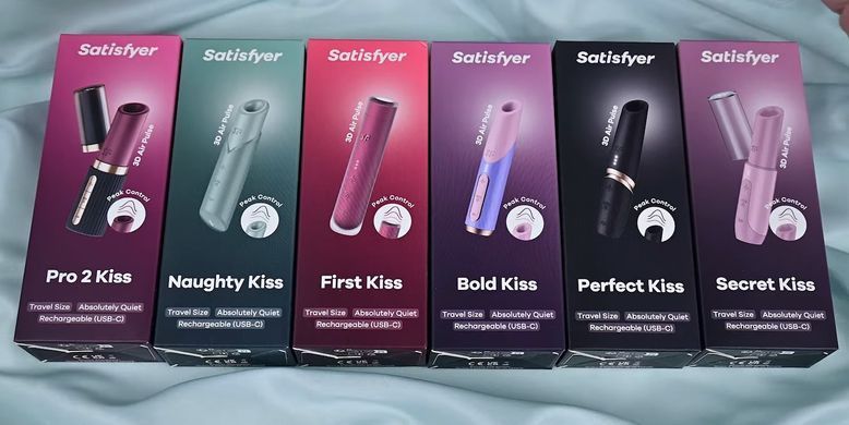 Вакуумний стимулятор Satisfyer Secret Kiss (магнітна технологія 3D Air Pulse) зображення
