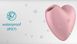 Вакуумний стимулятор - серце з вібрацією Satisfyer Cutie Heart Light Red картинка 15