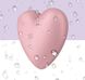 Вакуумный стимулятор - сердце с вибрацией Satisfyer Cutie Heart Light Red картинка 16