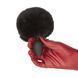Анальная пробка с хвостом + повязка на глаза Punishment Bunny Tail Silicone Anal Plug Black картинка 2