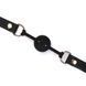 Кляп з силіконовою кулькою Liebe Seele Black Organosilicon Ball Gag картинка 6