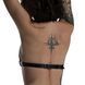 Лиф &ndash; сердце из натуральной кожи Feral Feelings Hearts Bra Black картинка 3