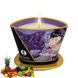 Масажна свічка з афродизіаками Shunga MASSAGE CANDLE Exotic Fruits екзотичні фрукти (170 мл) картинка 1