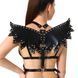 Жіноча портупея-крила із екошкіри Art of Sex Wings Black, розмір XS-M картинка 3