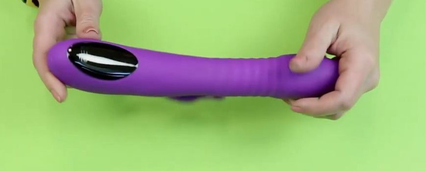 Вибратор-кролик с подогревом и ротацией Alive RoMAX Purple (диаметр 4 см) картинка