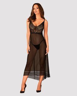 Сексуальна довга сорочка Obsessive Estiqua chemise, розмір XS/S зображення