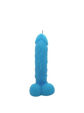 Свічка у вигляді члена Чистий Кайф Blue size L зображення