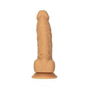 Фаллоимитатор реалистичный на присоске Naked Addiction 8&Prime; Silicone Dual Density Dildo Vanilla (диаметр 4,5 см + вибрпуля в подарок) картинка