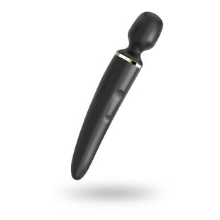 Вібромасажер - мікрофон Satisfyer Wand-er Woman Black/Gold, розмір XXL зображення