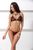 Комплект эротического белья Passion Melissa bikini black L/XL картинка