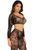 Кружевной комплект: топ и лосины Leg Avenue Crop top & footless tights Black One Size картинка