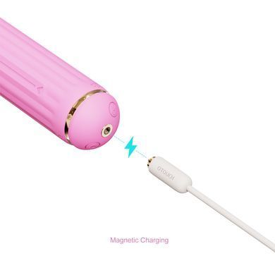 Вібратор для точки G з насадками Otouch Magic Stick S1 Plus Pink (діаметр 3,5 см) зображення