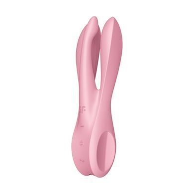 Клиторальный вибратор с тремя пальчиками Satisfyer Threesome 1 Pink картинка