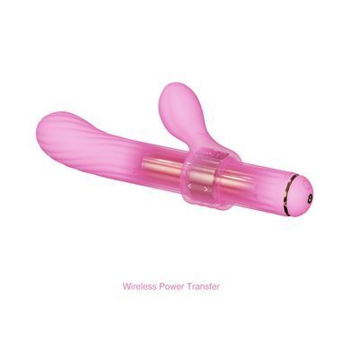 Вібратор для точки G з насадками Otouch Magic Stick S1 Plus Pink (діаметр 3,5 см) зображення