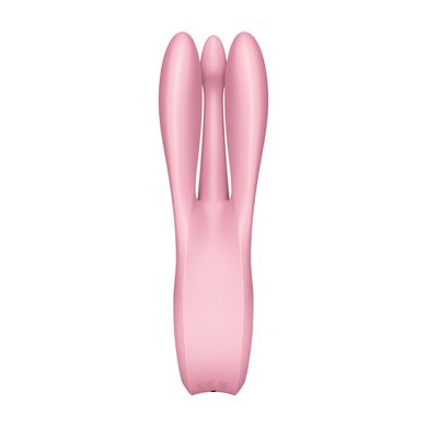 Кліторальний вібратор із трьома пальчиками Satisfyer Threesome 1 Pink зображення