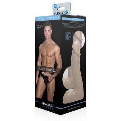 Фаллоимитатор реалистичный Fleshjack Boys: Cade Maddox Dildo (диаметр 5,5 см) картинка